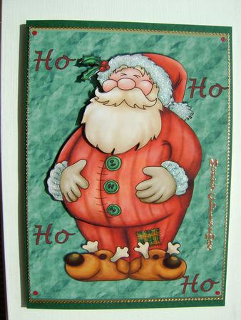 Ho Ho Ho Santas in His Pj's by Debbie Singfield