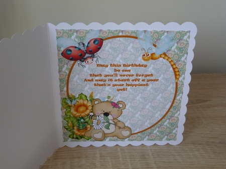  Bear hugs and flowers by Debbie Whyte