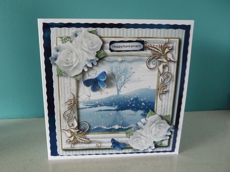 Down by the River Card Topper by Debbie Whyte