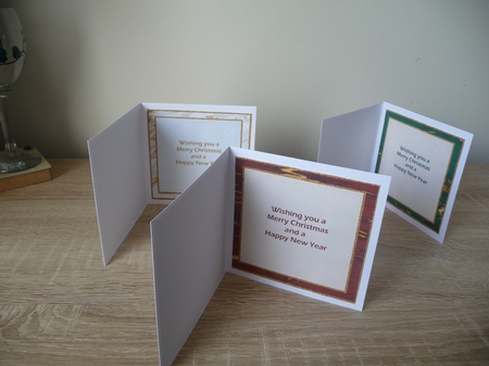 Christmas Penguins Mini Cards Inserts 1 by Debbie Whyte