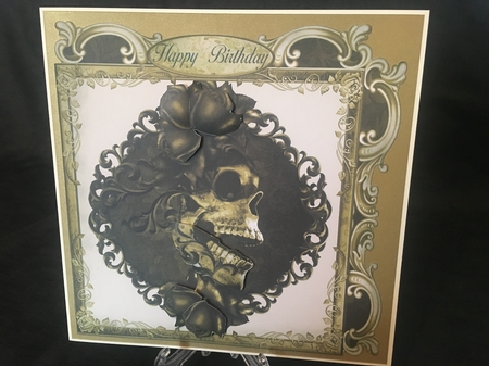 Awesome Skull by Debbie Wilde