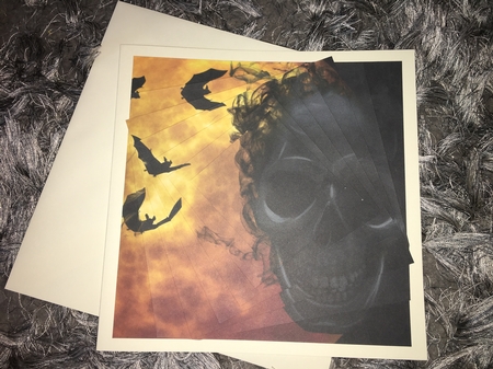 Ancient Magic - Mystic Skull Pyrimage with a Twist + Tag + by Debbie Wilde