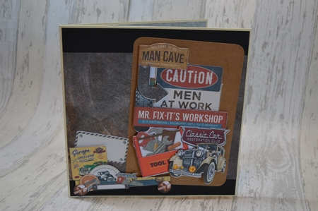 Caution Men at Work Quick Cards by Debbie Wilde