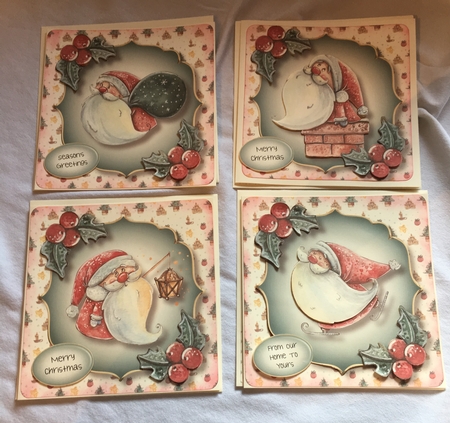 Watercolour Santa Bumper Kit by Debbie Wilde