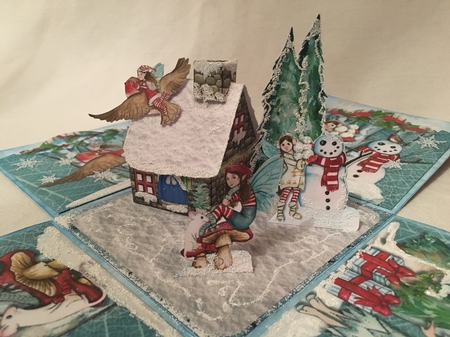Winter in Fairyland Exploding Box Surprise Kit. by Debbie Wilde