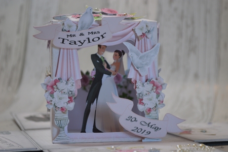 Just Married Exploding Box Surprise Kit. by Debbie Wilde