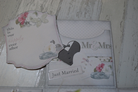 Just Married Exploding Box Surprise Kit. by Debbie Wilde