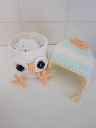 BATTY BASKET Owl Crochet Pattern Tutorial by Debby Bloor