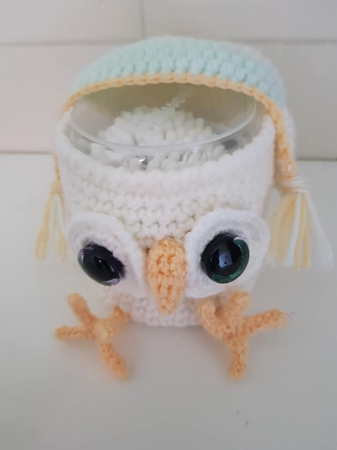 BATTY BASKET Owl Crochet Pattern Tutorial by Debby Bloor
