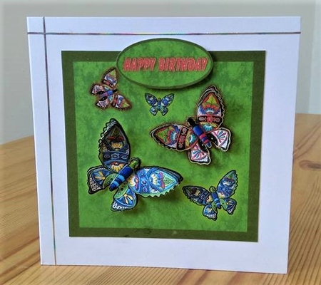 Glowing Moths by Debby Bloor