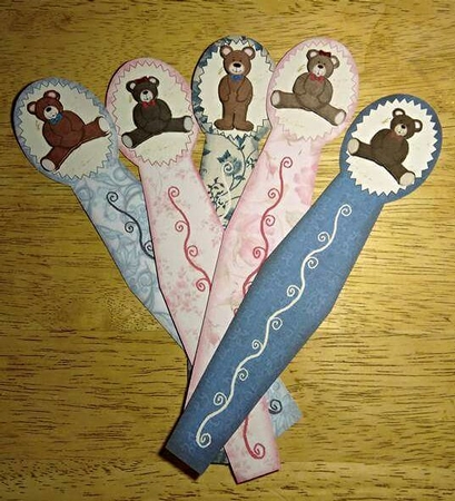 Teddybear Bookmarks by Debby Bloor