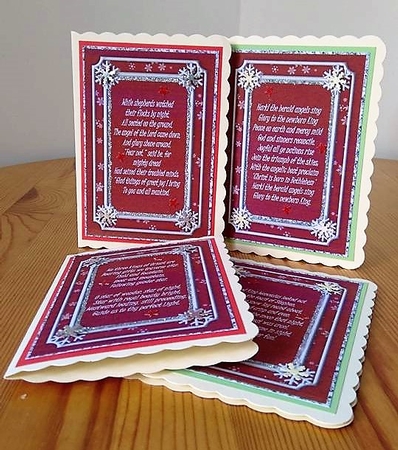 Christmas Carol Toppers by Debby Bloor