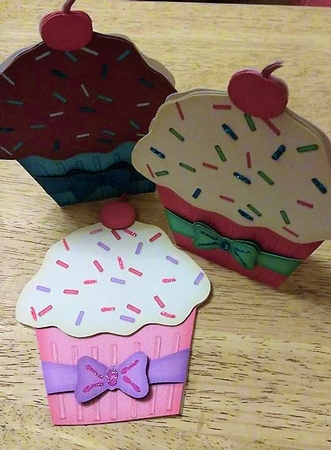 Cupcake Shaped Card Bumper Kit 2 by Debby Bloor