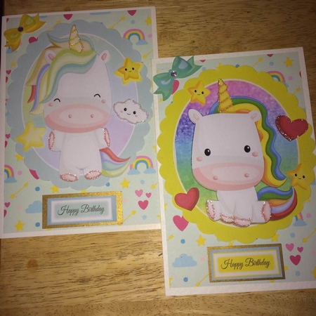 Beautiful Bright And Pastel Rainbow Unicorn Toppers by Debby Bloor
