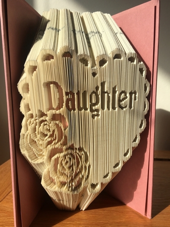 Daughter Rose Heart Book Folding Pattern Featured Gallery Photo