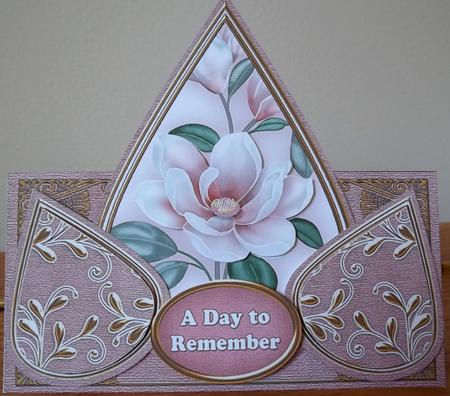 Pink Magnolia Day to Remember Teardrop Trio Kit by Debi Larson