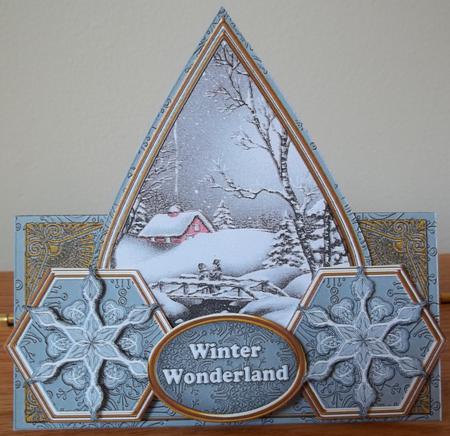 Winter Walk Flake Winter Wonderland Teardrop Trio Kit by Debi Larson