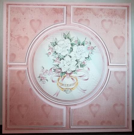 Wedding Rings Pink Architects Quad 8in Cf Kit by Debi Larson