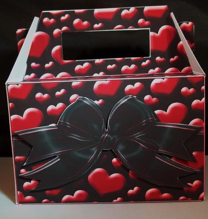 Gable-top Box - Valentine Hearts 3 by Debi Larson