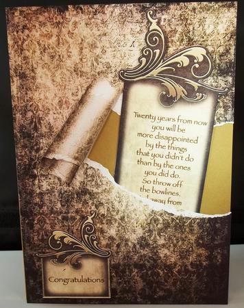 Bookmark Card 14, Ivy League by Debi Larson