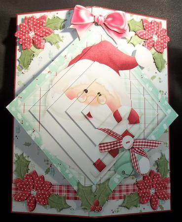 Fold Back Front Mini-kit - Super Santa by Debi Larson