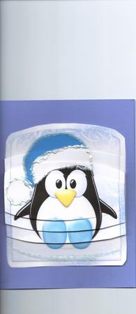 The Little Blue Christmas Penguin Pyramid by Debi Post