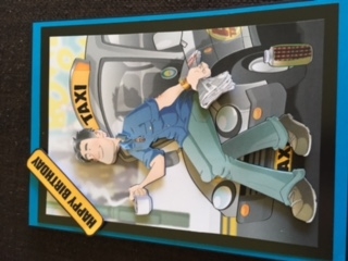 Taxi Dude Silver by DEBORAH BENSLEY