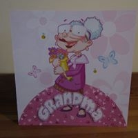 Mothers Day Grandma 8x8 Quick Card by Deborah McLuckie