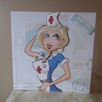 Ooh Matron! 8x8 Quick Card by Deborah McLuckie