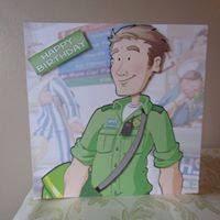 Paramedic Dude 8x8 Quick Card by Deborah McLuckie