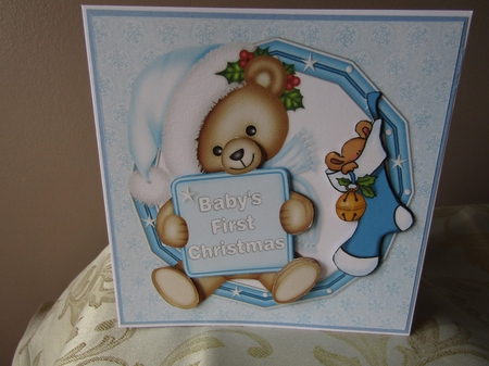 Baby Boys First Christmas by Deborah McLuckie