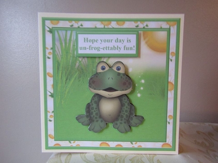 Hope Your Day is Un-frog-ettably Fun! by Deborah McLuckie