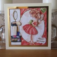 Experiment with Make Up 6x6 by Deborah McLuckie