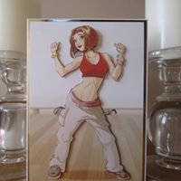 Fitness Dancer Dudess Brown Hair by Deborah McLuckie