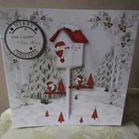 The Snowy Christmas Birdhouse by Deborah McLuckie