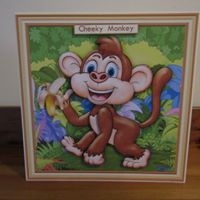 Cheeky Monkey Chinese New Year Valentine's Birthday Mini Kit by Deborah McLuckie