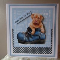 Puppy in Boot by Deborah McLuckie