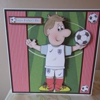 Football Crazy Mini Kit Birthday/Fathers Day by Deborah McLuckie