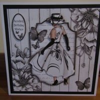 The Black and White Dress by Deborah McLuckie