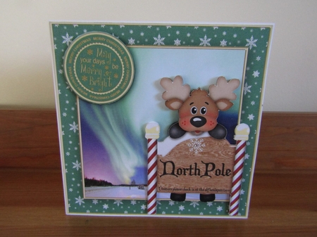 Reindeer Greetings From The North Pole by Deborah McLuckie