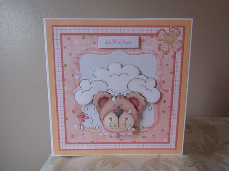 teddy bear raindrops by Deborah McLuckie