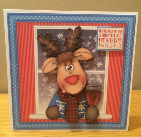 The Wine Is So Delightful Mini Kit by Deborah McLuckie