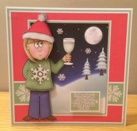 Im Dreaming of a White Christmas Mini Kit by Deborah McLuckie