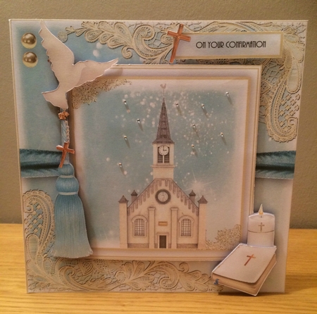 Confirmation/Communion Church Card Front Kit by Deborah McLuckie