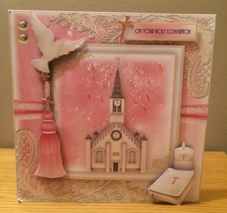 Confirmation/Communion Church Female Card Front Kit by Deborah McLuckie