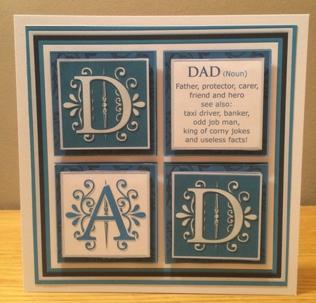 FAMILY DEFINITION SQUARES Humorous 7.5 Quick Layer Cards Bumper Kit by Deborah McLuckie