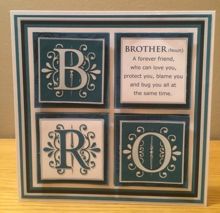 FAMILY DEFINITION SQUARES Humorous 7.5 Quick Layer Cards Bumper Kit by Deborah McLuckie