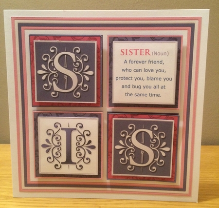 FAMILY DEFINITION SQUARES Humorous 7.5 Quick Layer Cards Bumper Kit by Deborah McLuckie