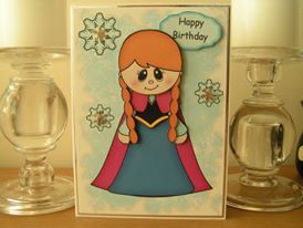 Princess Ana from Frozen by Deborah McLuckie