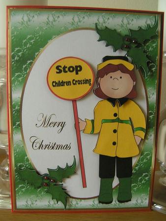 Lollipop Lady Christmas by Deborah McLuckie